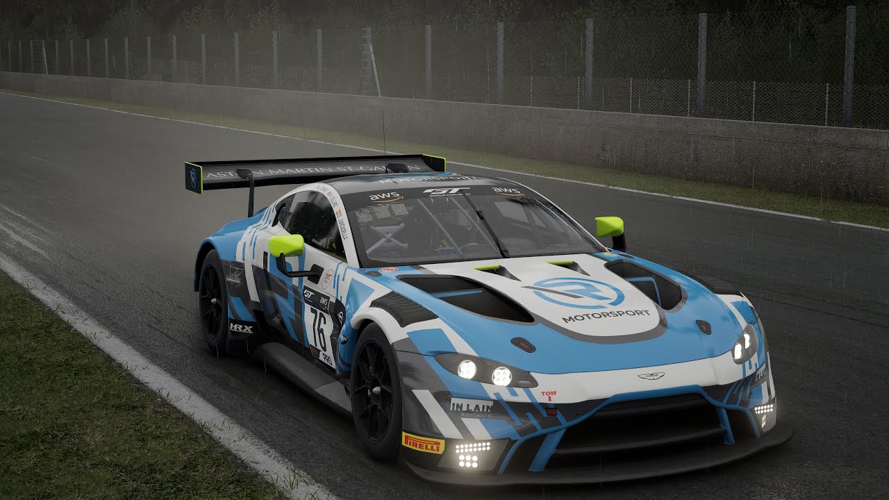 ASSETTO CORSA COMPETIZIONE: HOW TO MAKE A BASE RAIN SETUP FOR / Aston Martin GT3@ Zolder / W SETUP