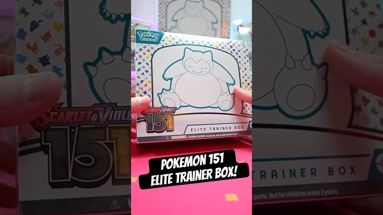 Today we got a 151 elite trainer box! This is my first and probably last time ill be opening this 😭
