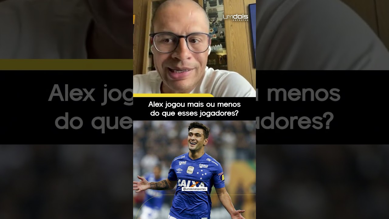 S&atilde;o poucos os meio-campistas que podem falar que jogaram mais do que Alex de Souza! 🤏