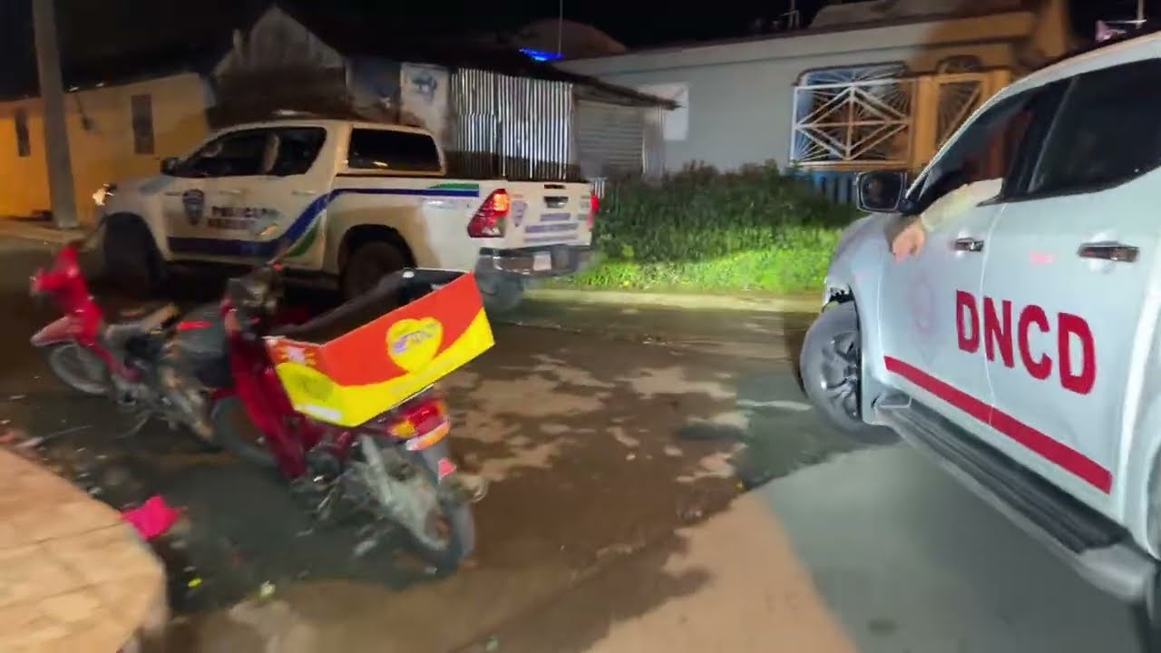 RECORRIDO DE LA POLICIA EN LAS CALLES DE MACORIS