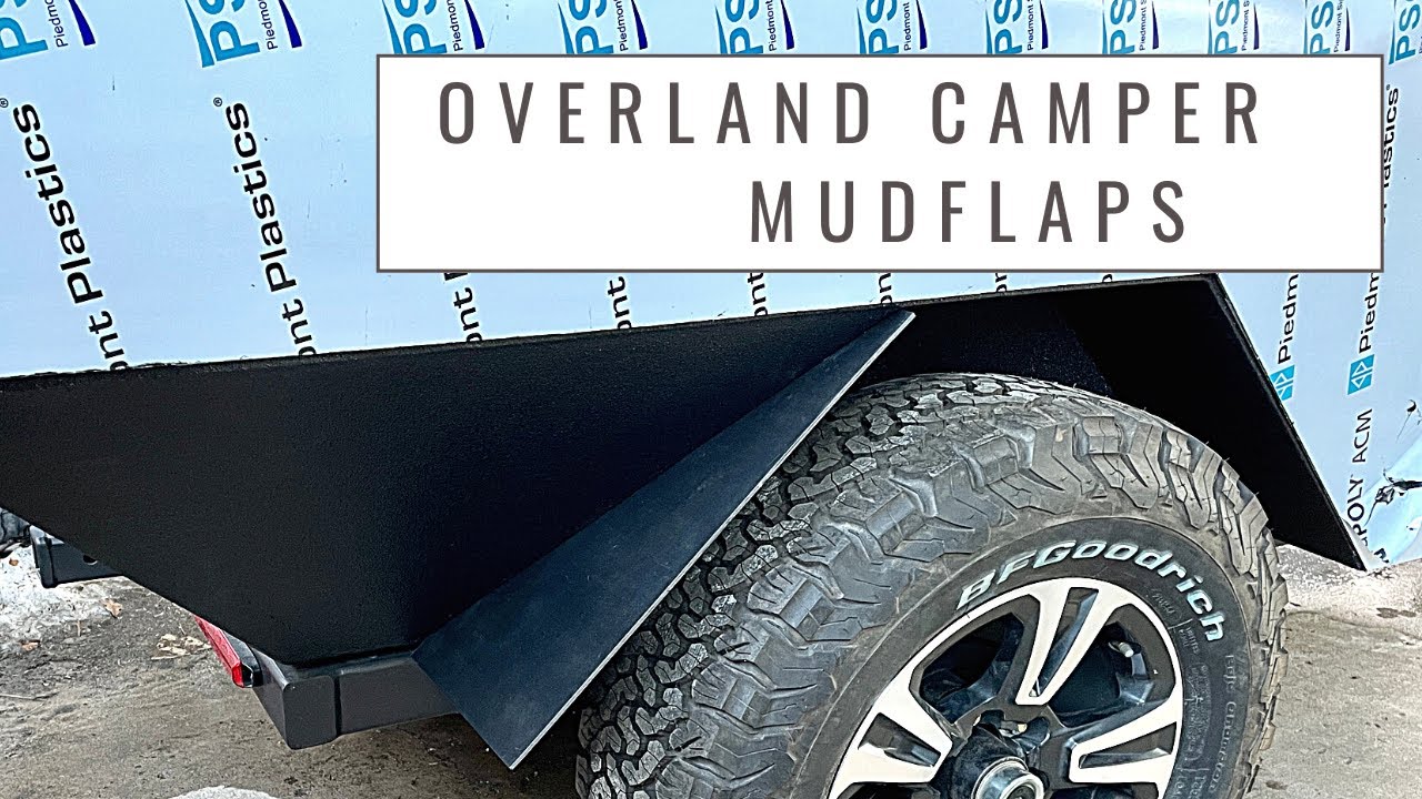DIY Overland camper trailer build: cabin part 10 - mud flaps