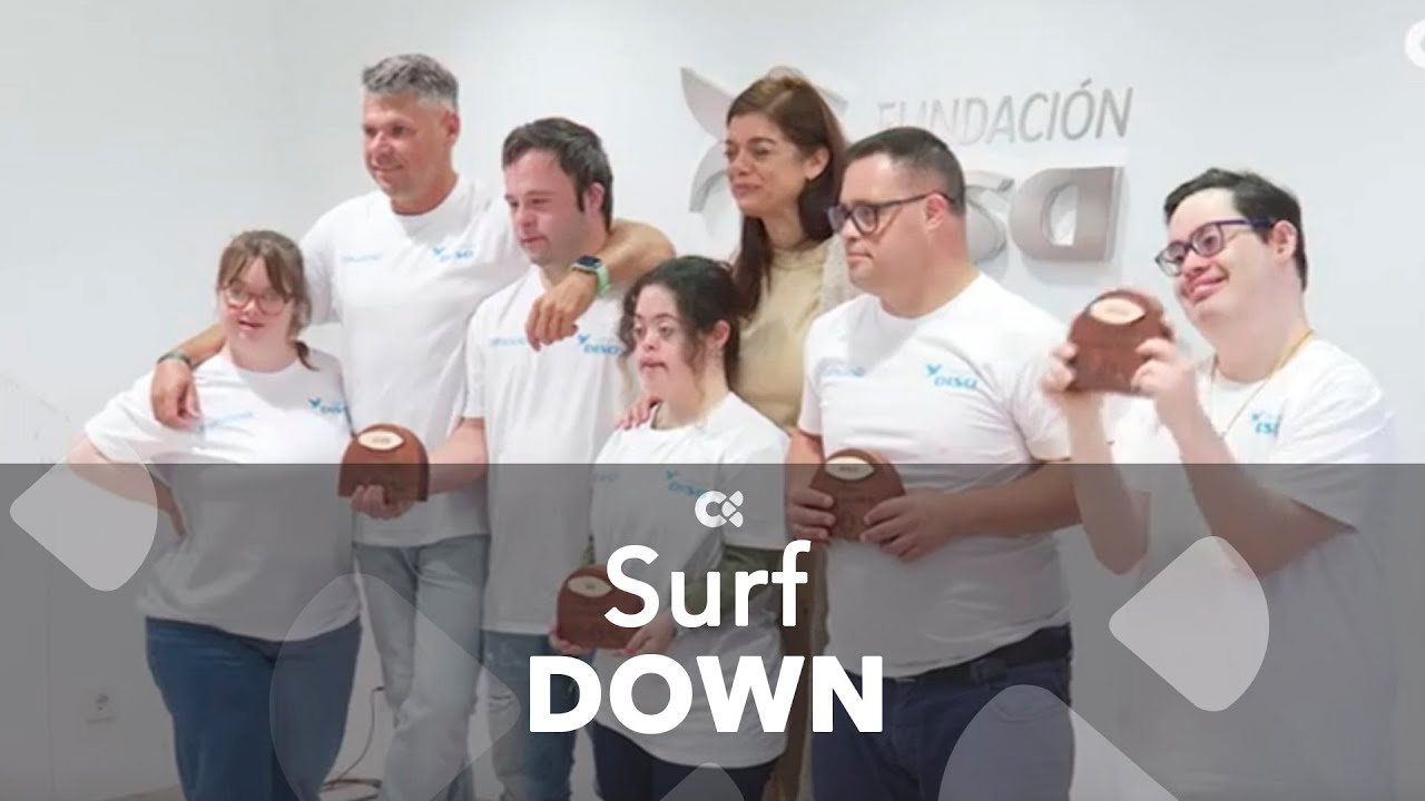 Cuatro jóvenes con síndrome de Down serán instructores de surf en Gran Canaria