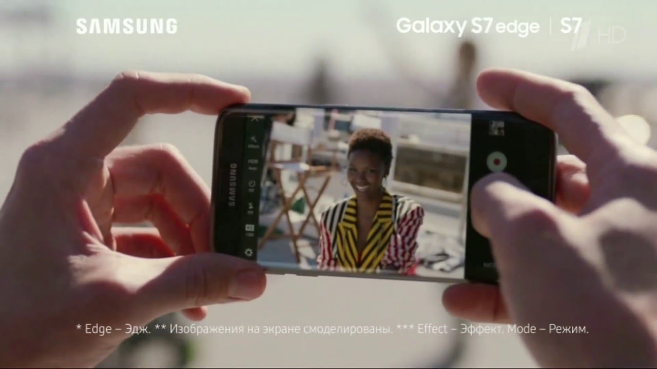 Реклама Samsung Galaxy S7 и S7 edge