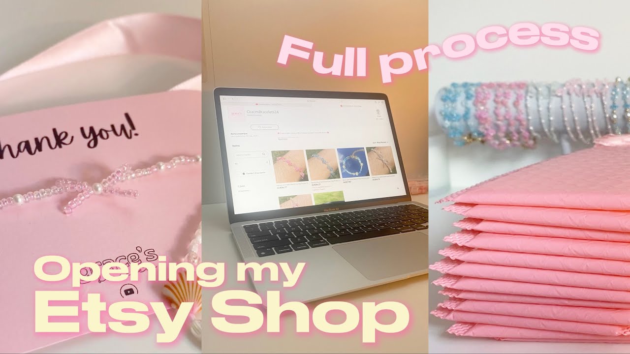 Selling My Bracelets on Etsy in 2025  🎀📦  Ep. 5 - Etsy set-up, Final Preparations + Shop Launch