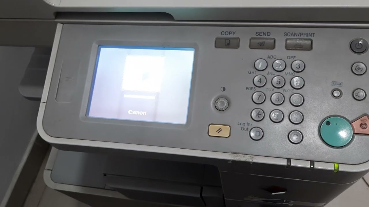 How to Reset Security Password In Canon- IR 2520 Canon Machine.