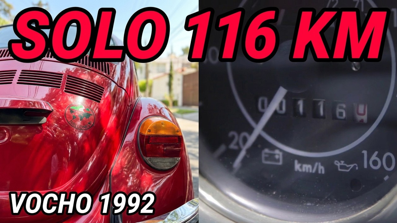 Volkswagen 1992 casi 30 años guardado!!! Solo 116 kilómetros