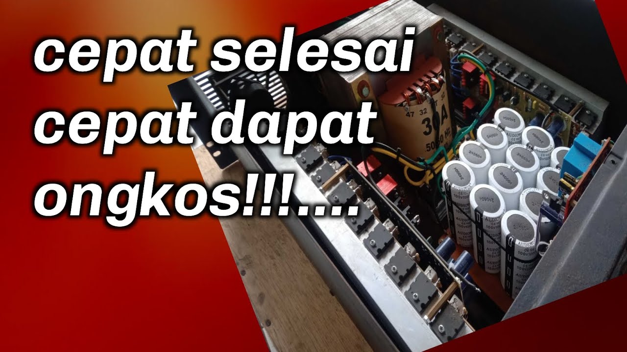 Cara cek transistor final mati atau tidak tanpa membuka satu persatu