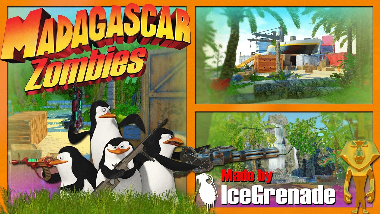 Zombies?! Yes Rico, Zombies! - Madagascar Full EE BO3 Custom Zombies