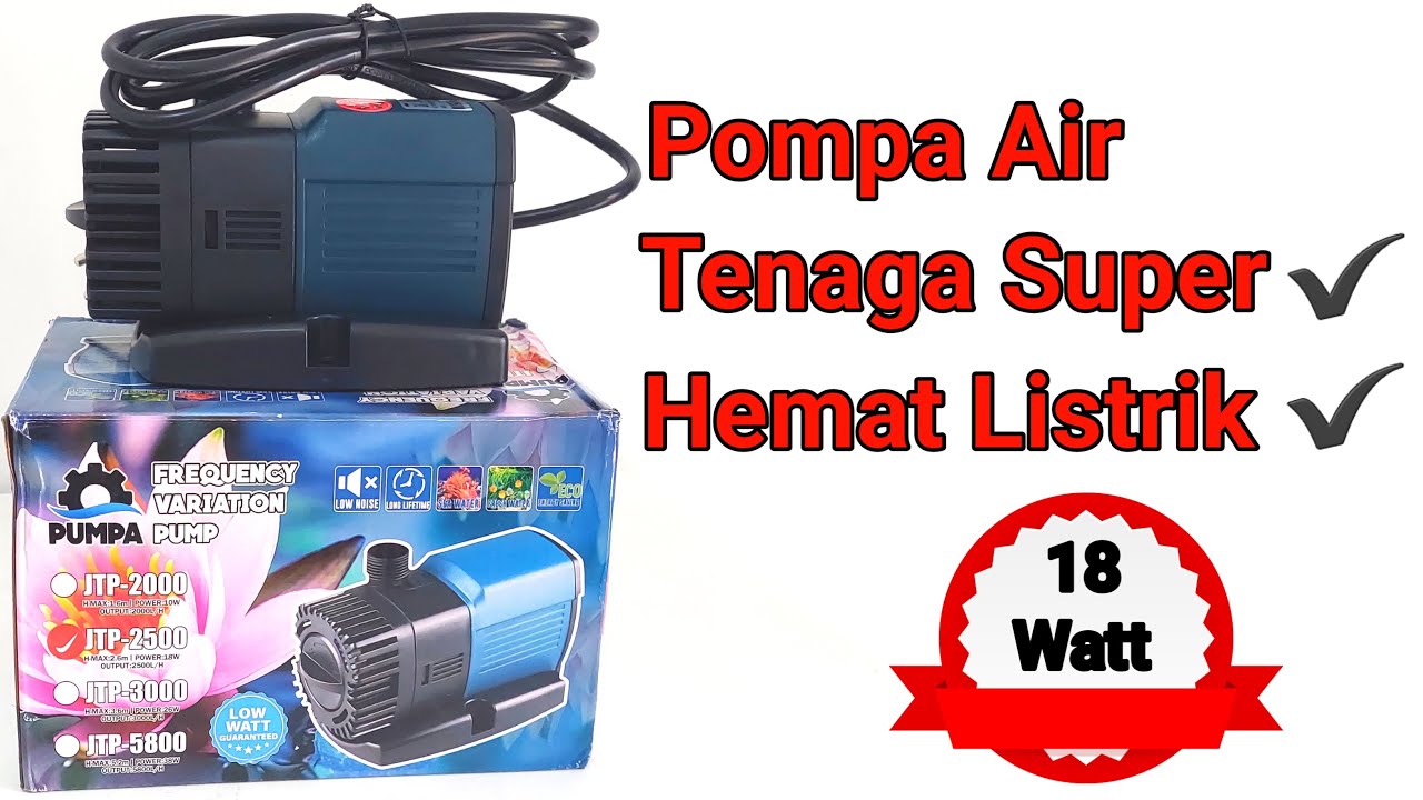Review Pompa Air Sunsun JTP 2500