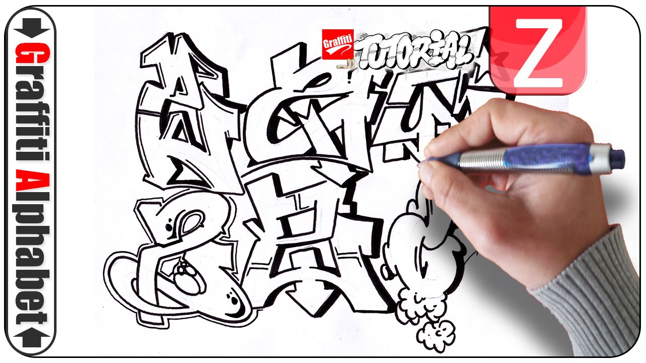Graffiti Alphabets - Buchstaben Z - Letters Z - Letras Z