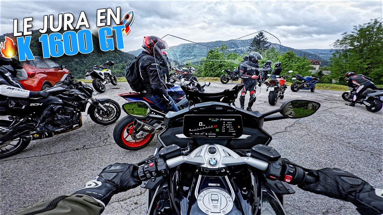 J'emmène 11 motards dans le Jura - BMW ME PRÊTE UN K1600 GT 🚀
