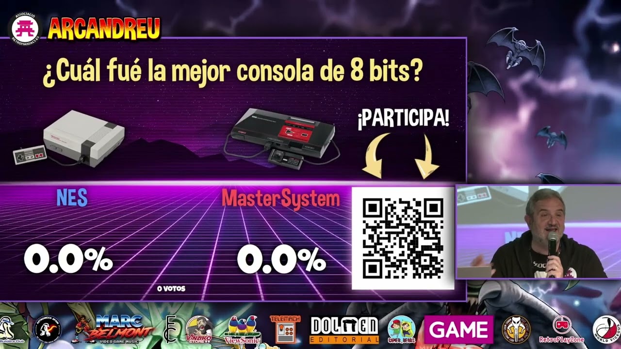 Duelo de Consolas en Arcandreu 2025: ¿Cuál fue la mejor la Master Systtem o la NES?