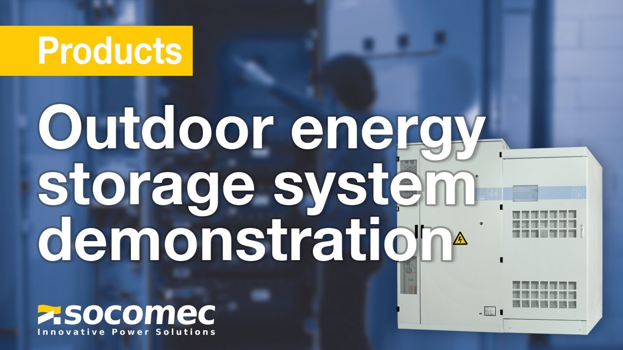 SUNSYS HES L - Outdoor energy storage system live demonstration