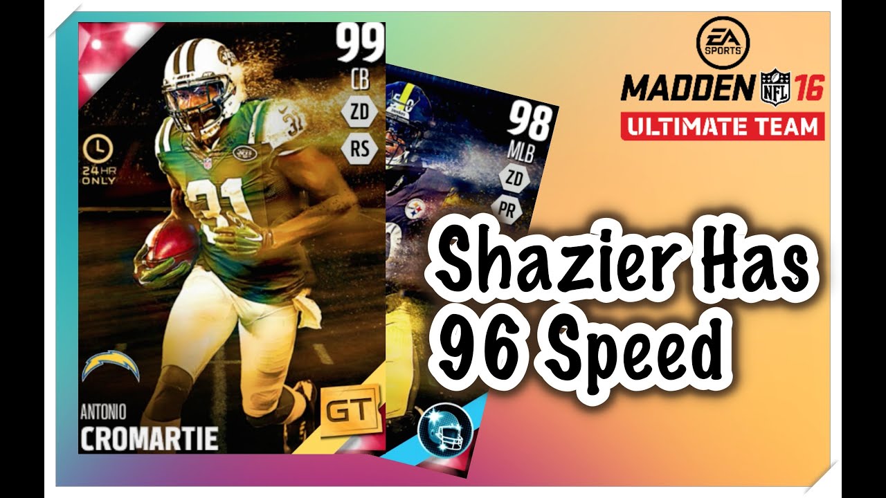 Mut 16 - GT Cromartie + 96 Speed Shazier