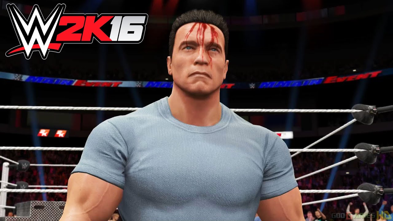 WWE 2K16 - Xbox One PS4 Gameplay 1080p 60fps Extreme Rules Terminator T2 vs Seth Rollins