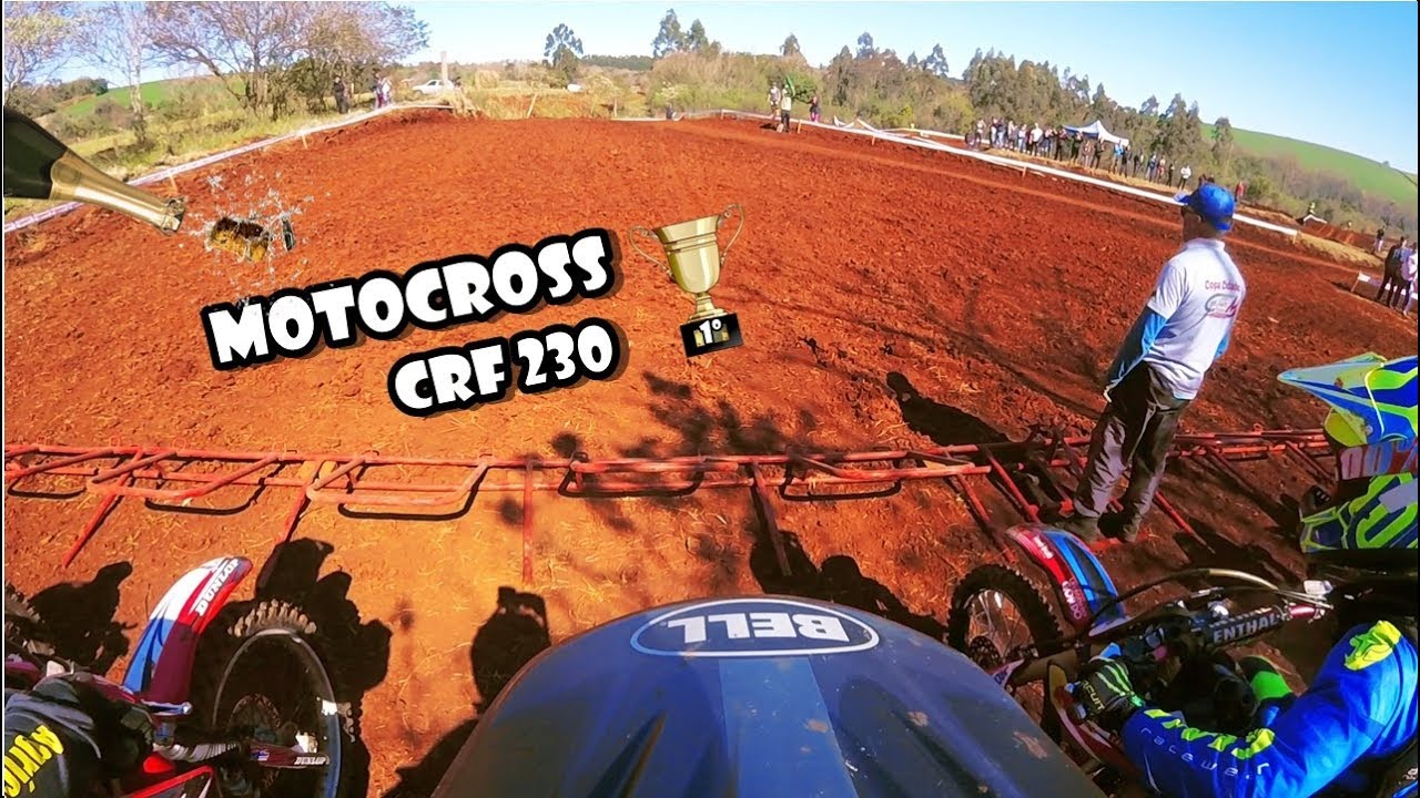 1º LUGAR MOTOCROSS CRF 230   COPA CIDADES TENENTE PORTELA-RS ! CRF 230