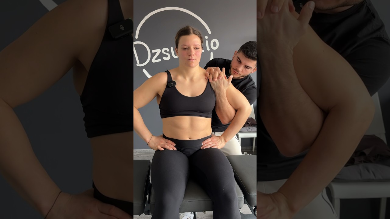 Fittest woman on earth Laura Horvath gets chiropractic adjustment #csontkov&aacute;cs #chiropractic