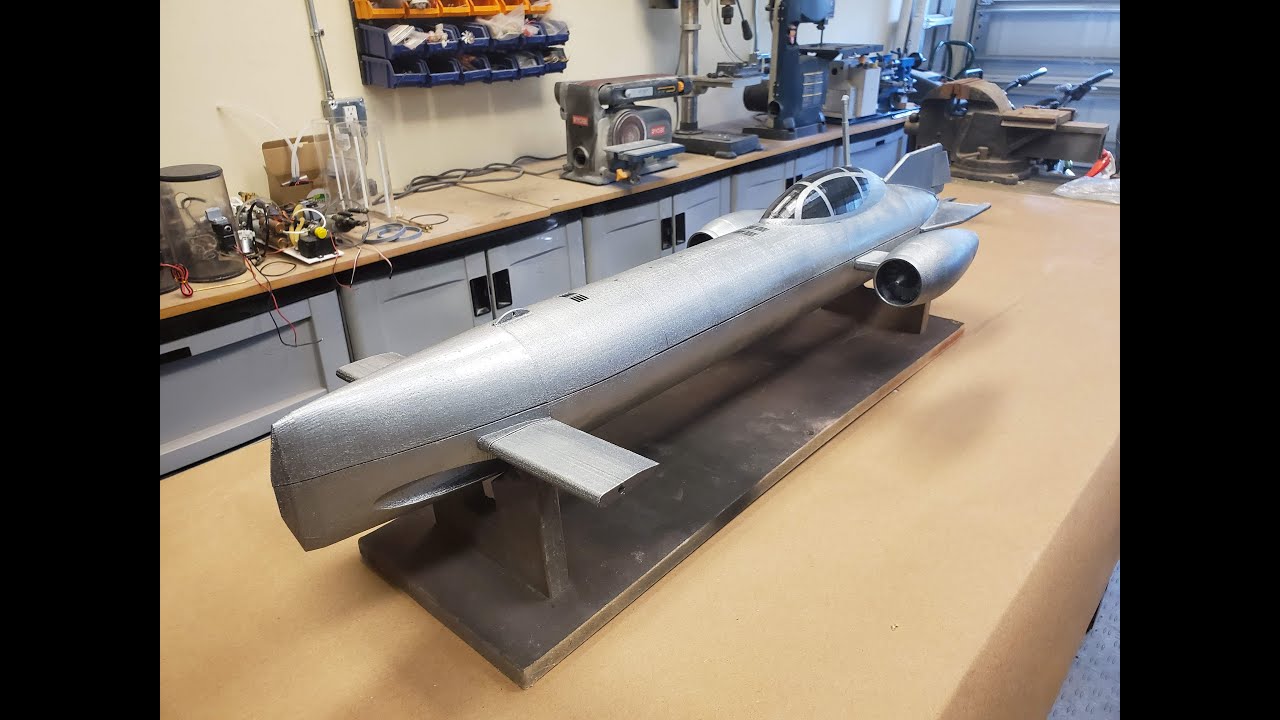 Captain America Hydrasub - 3D printed RC submarine model!!!