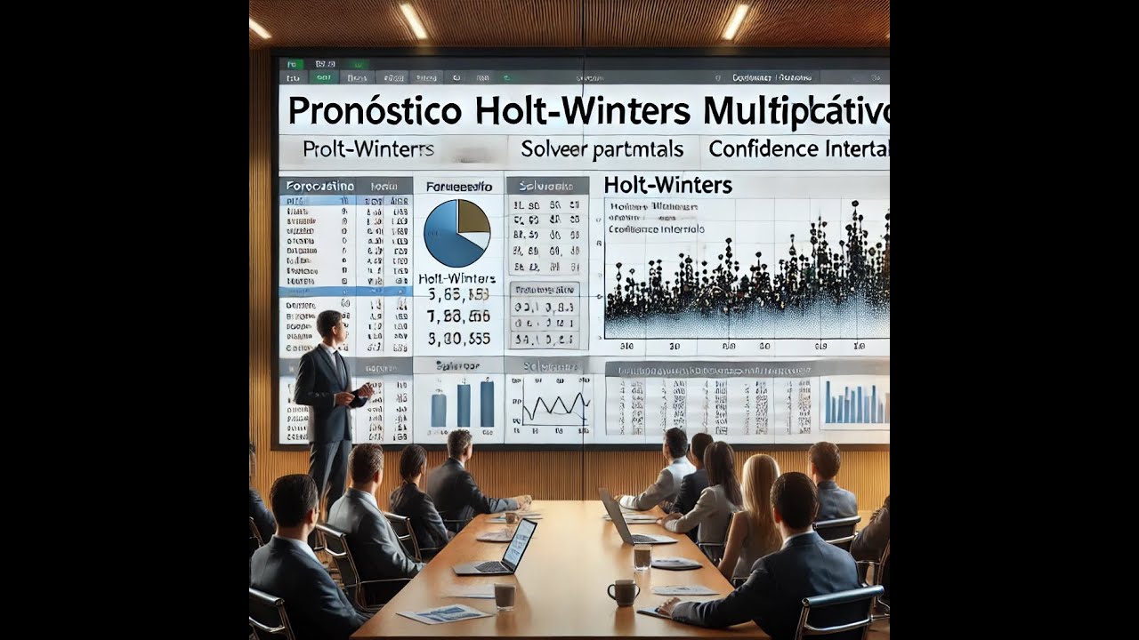 Tutorial Pronósticos de Series de Tiempo: Métodos Holt-Winter Multiplicativo con parámetros óptimos