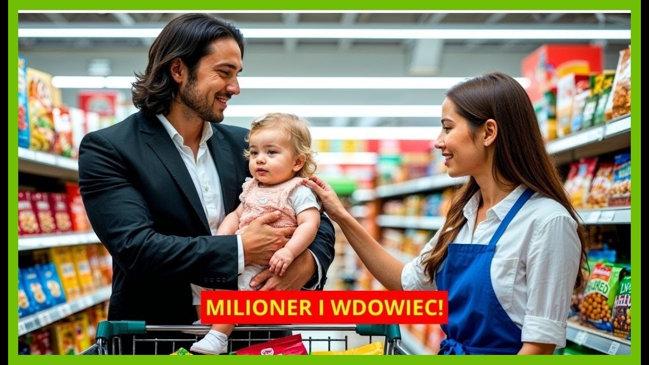OJCIEC – MILIONER I WDOWIEC – PROSI O POMOC KOBIETĘ W SUPERMARKECIE. NIEZNAJOMA ODMIENIŁA JEGO ŻYCIE