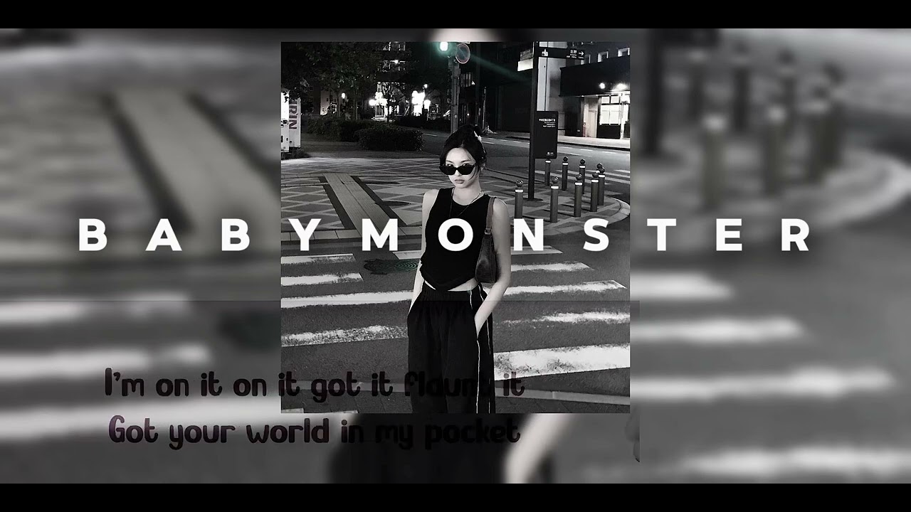 BABYMONSTER-click-clack (slowed+lyrics)
