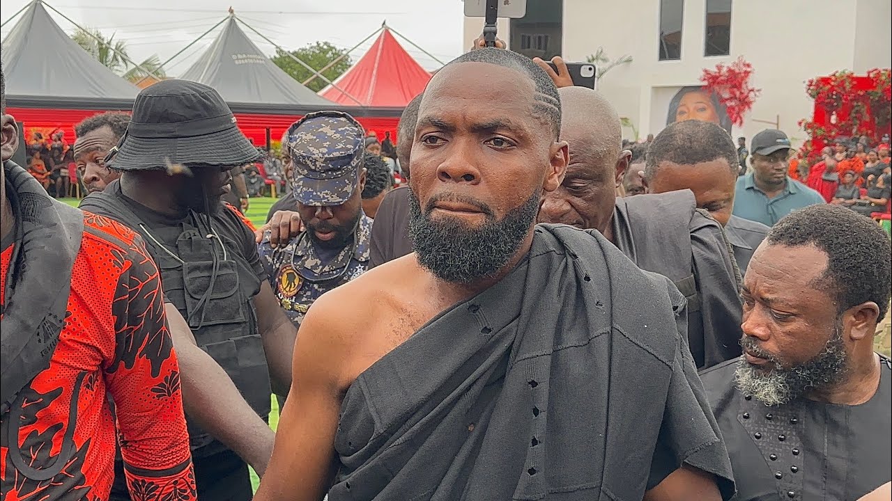 Rev Obofour-Mama Esther-Prophet Ogyaba And Others At Mom’s Funeral