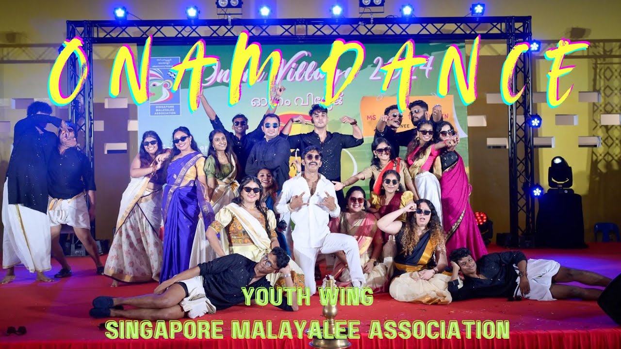 Onam Dance 2024 | Singapore Malayalee Association Youth Wing | SMA Onam Village 2024