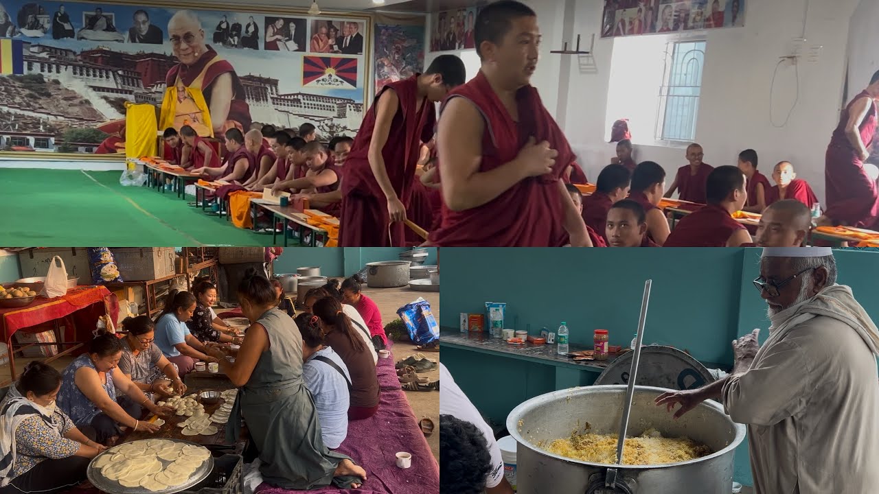 Camp 1 Kangyur Tengyur #tibetanvlogger #fyp #mundgod 