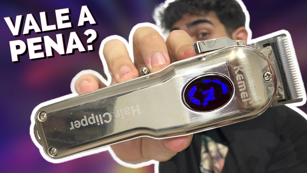 KEMEI 2002 - A maquina de cortar cabelo com MELHOR CUSTO BENEFICIO da Kemei?