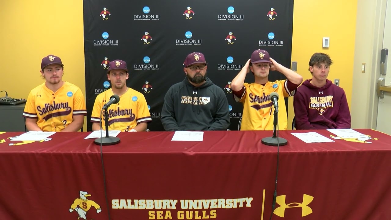 Salisbury University Baseball Super Regional Win Press Conference