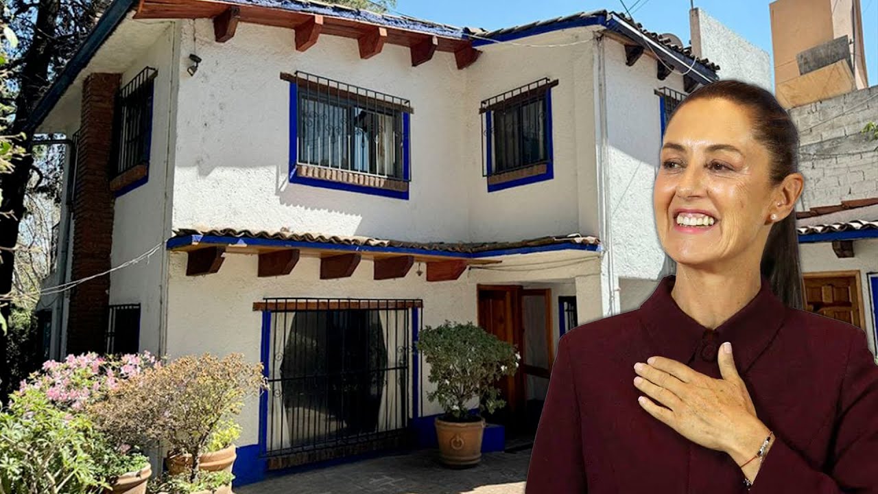 Asi es la casa de la nueva presidenta de México Claudia Sheinbaum