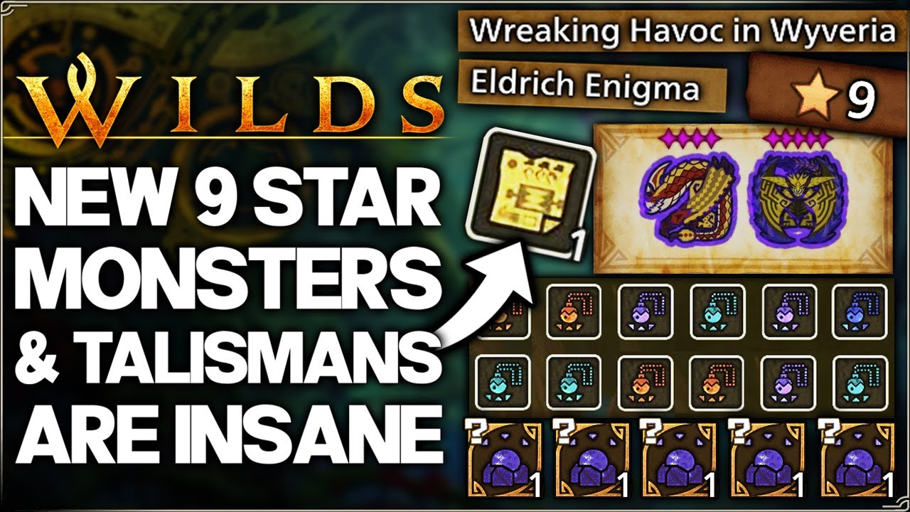 Monster Hunter Wilds - 9 Star Monsters = RIDICULOUS - New Talismans & Event Quest Guide - Update!