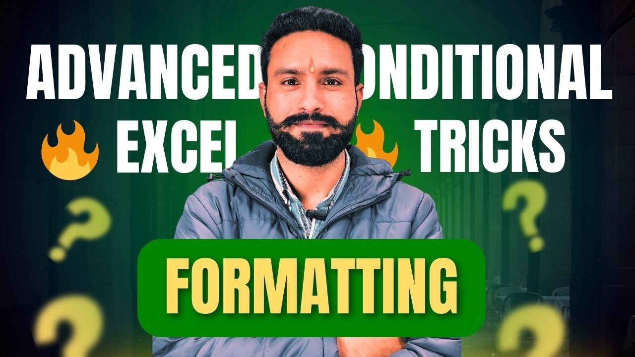 Advanced Conditional Formatting in Excel | Conditional Formatting in Excel (Hindi Tutorial)