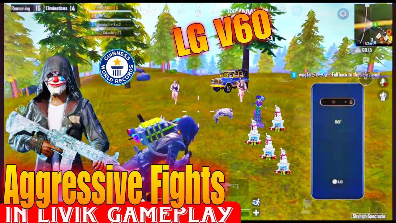 OMG 🥵 Full Aggressive Gameplay in Livik// LG V60 Thinq PUBG Test// Sikander Gaming// PUBG Mobile
