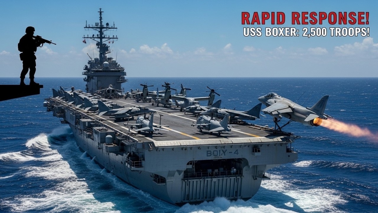 USS Boxer Deploys: 2,500 Marines & Aviation Assets Respond to Rising Tensions