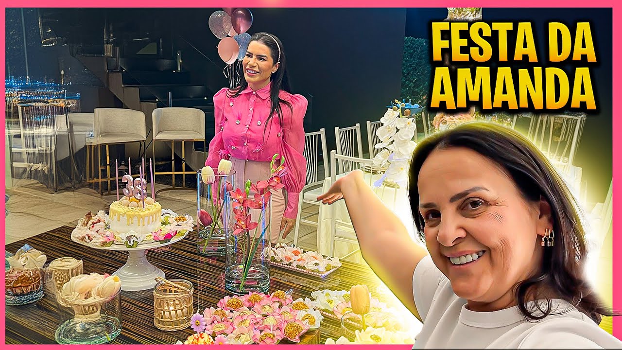 COMO DECORAR UMA FESTA CHIQUE GASTANDO POUCO? Último vídeo meu no Brasil 🇧🇷