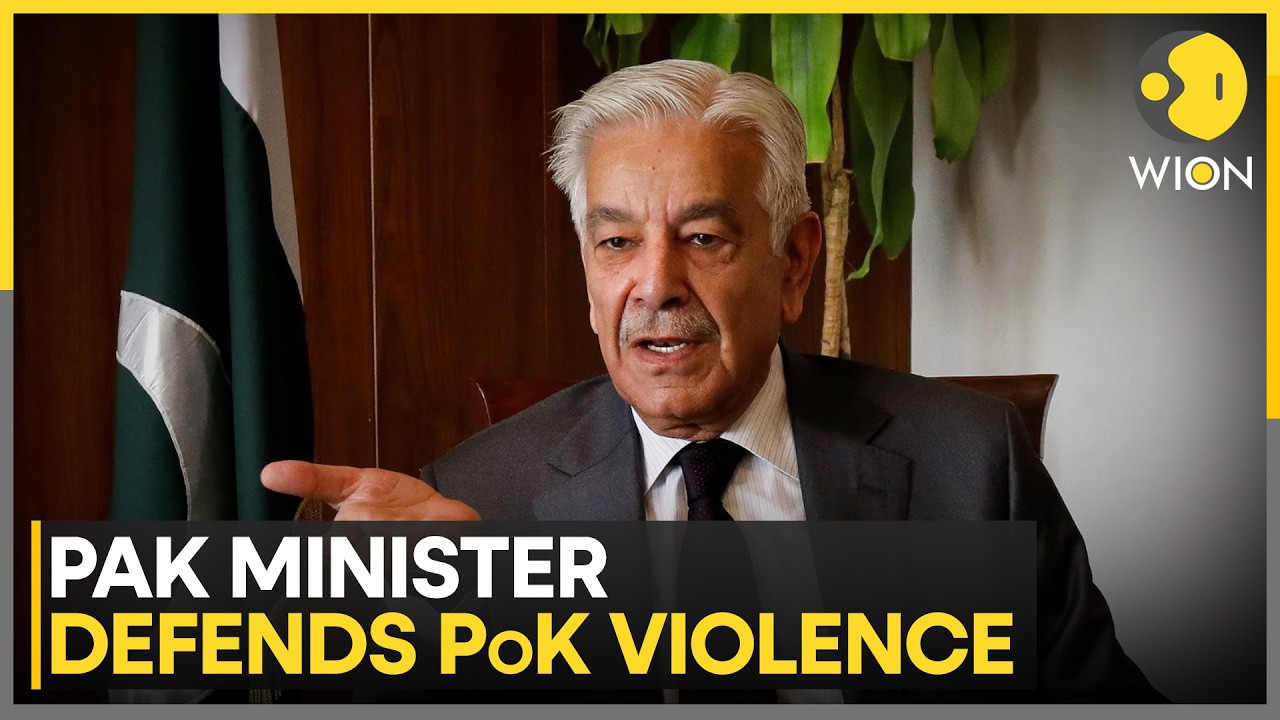 'Enemies Like India': Pakistan Defence Minister's Bizarre Comments on PoK Protesters | WION NEWS