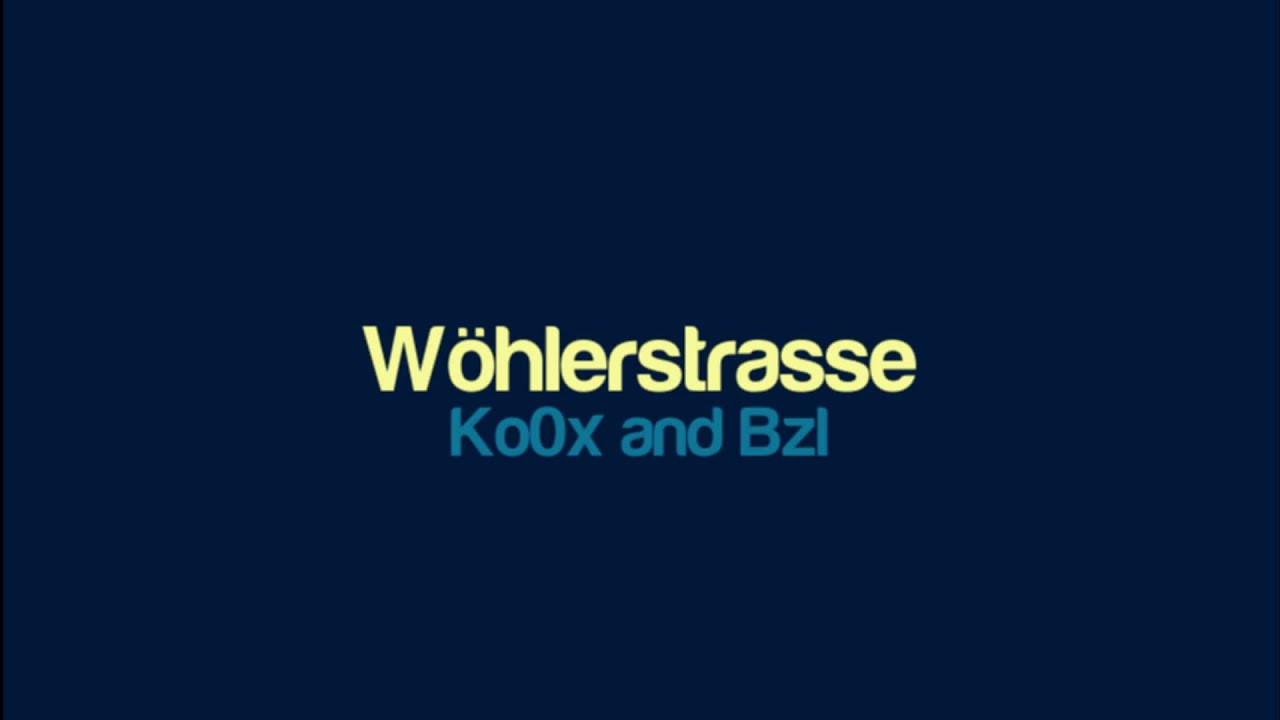 Ko0x and Bzl - W&ouml;hlerstrasse