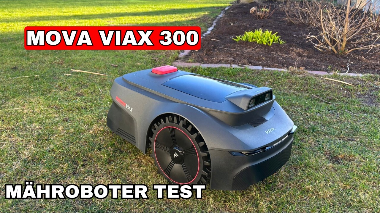 Mova Viax 300 - Mähroboter ohne Kabel & RTK Antenne