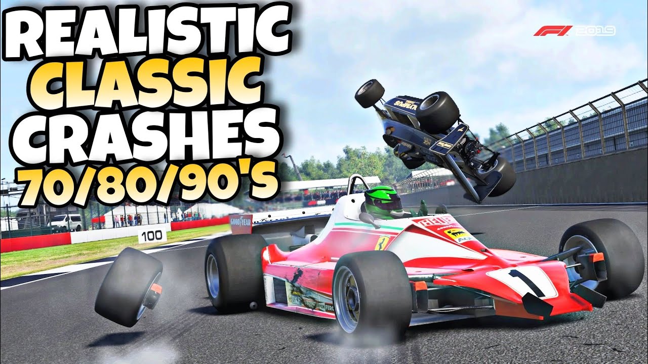 F1 REALISTIC CLASSIC CRASHES 70/80/90'S #5