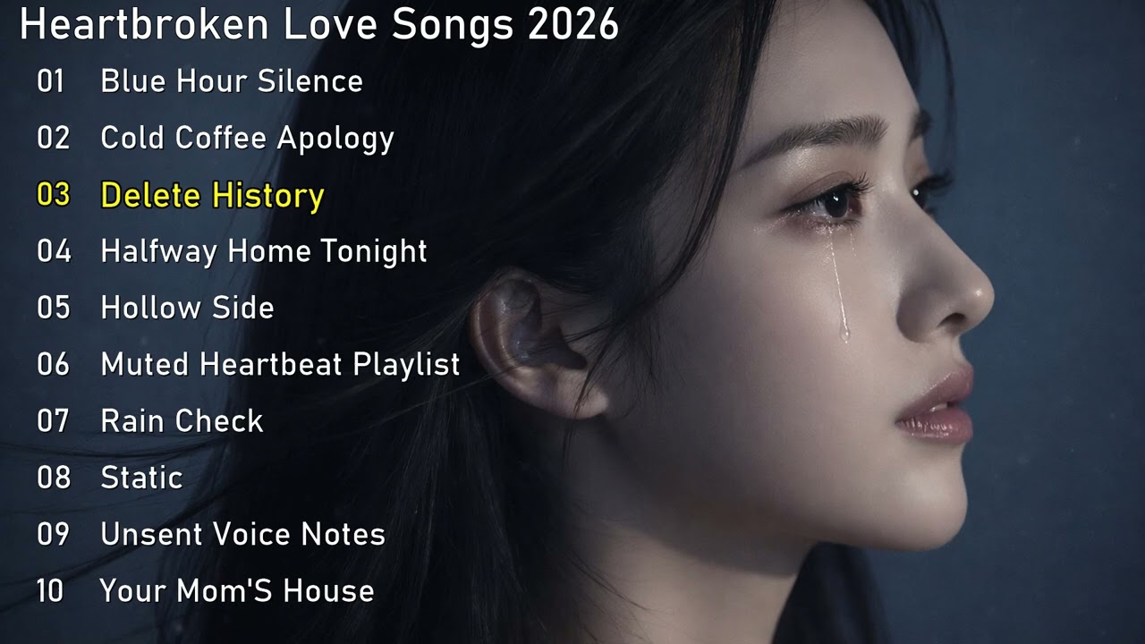Heartbroken Love Songs 2026💔 - New English Relaxing Music & Top Trending TikTok Song
