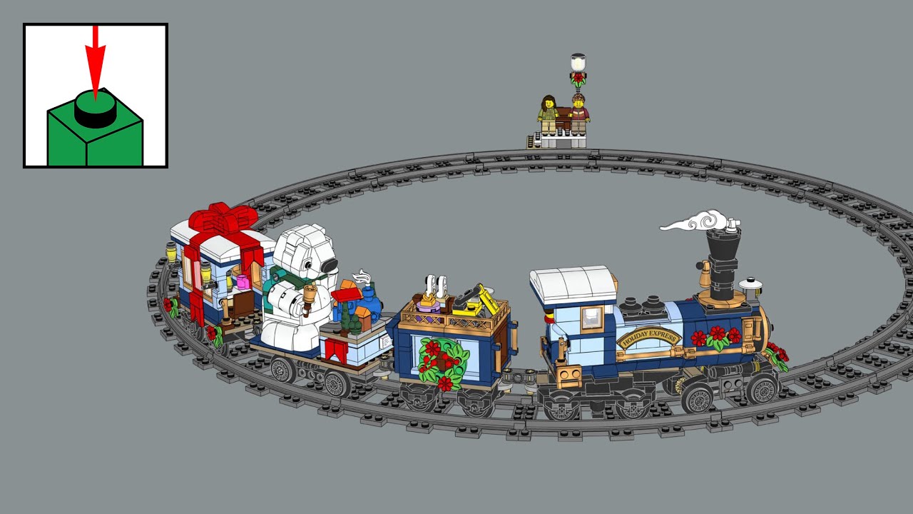 LEGO Icons 10361, Holiday Express Train - инструкции по сборке