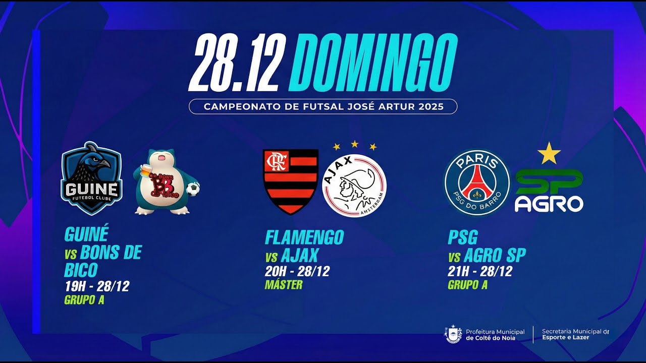 CAMPEONATO JOS&Eacute; ARTHUR  - 28/12/2025