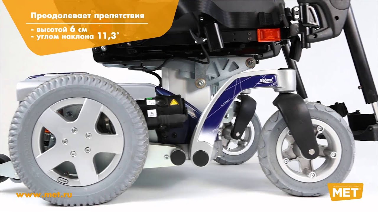 Электроприводное кресло коляска Invacare Storm с полной настройкой под пользователя