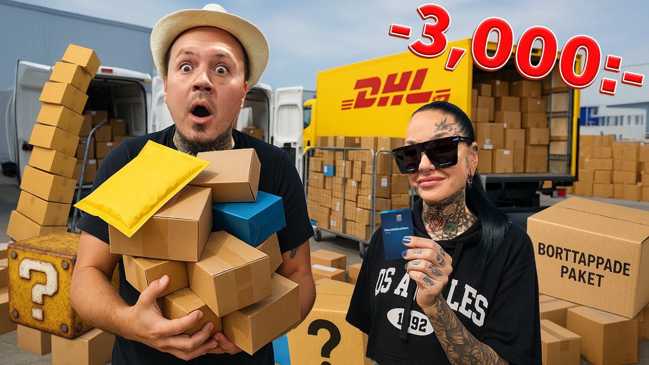 VI KÖPTE BORTTAPPADE PAKET FÖR 3000KR
