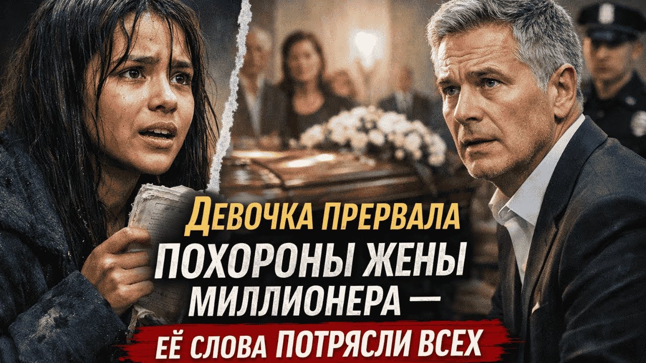 «Девочка прервала похороны жены миллионера — её слова потрясли всех»