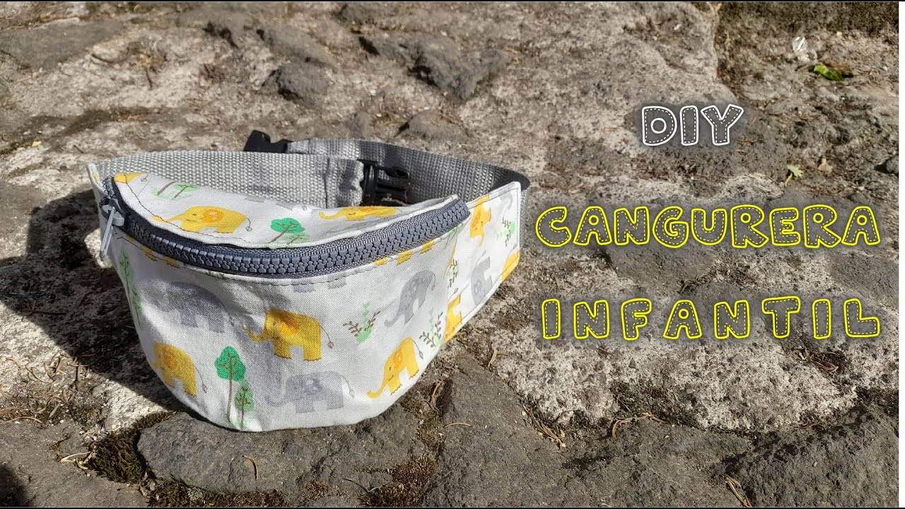 DIY Riñonera o canguro Infantil | Patrones gratis | Bolsa de niños