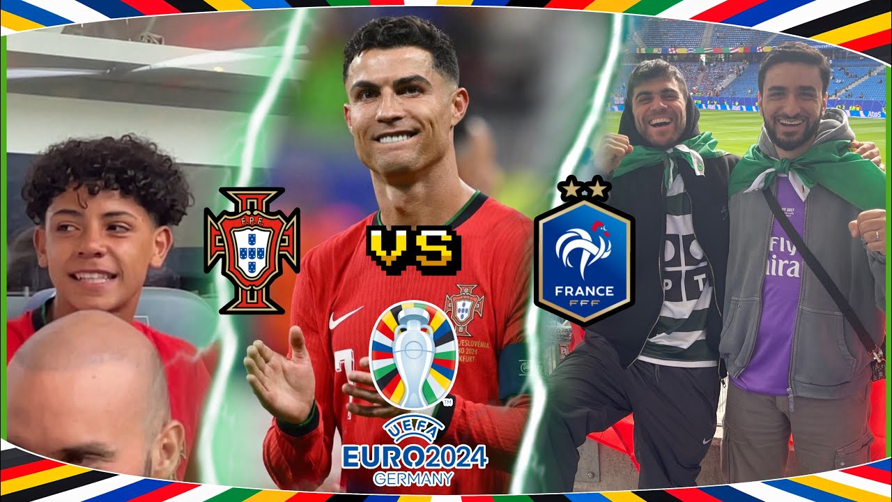 Portugal vs. Frankreich - EM Stadionvlog 🇵🇹🇫🇷 | RONALDO ZUM ERSTEN MAL GESEHEN 😍