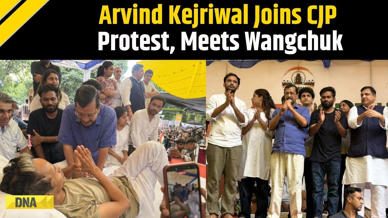 CJP Protest: Arvind Kejriwal Visits Sonam Wangchuk, Demands Dharmendra Pradhan's Resignation