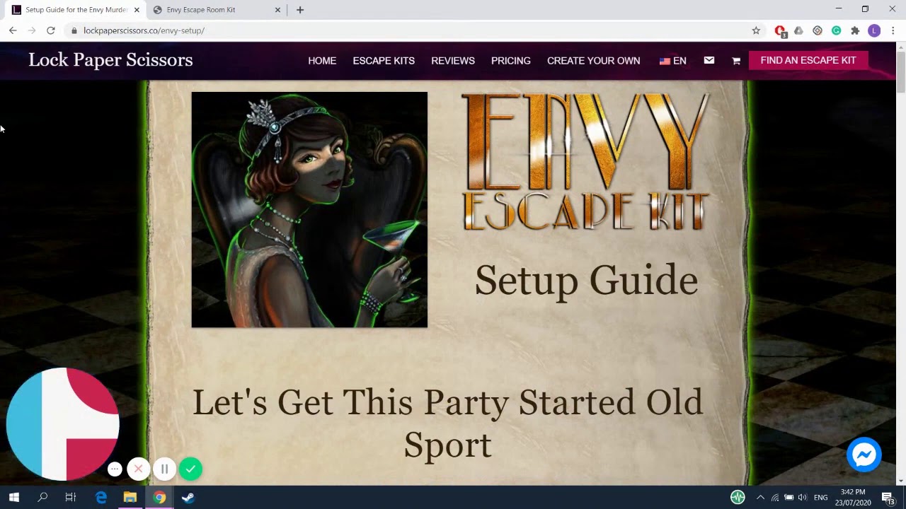 How to Set Up the Envy Murder Mystery Escape Room